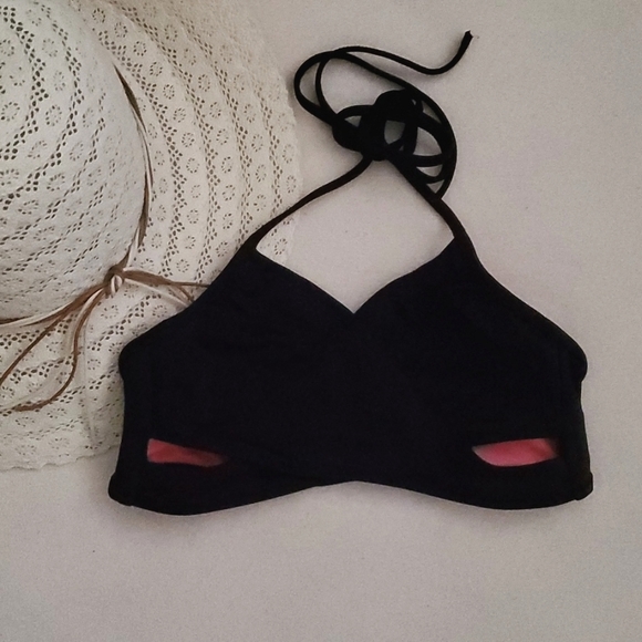 PINK VICTORIA'S SECRET Swimwear Bikini Top Ruffle Hem Bottom Swimsuit Set - Picture 3 of 12